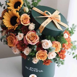 Herbstlicher Blumenkasten